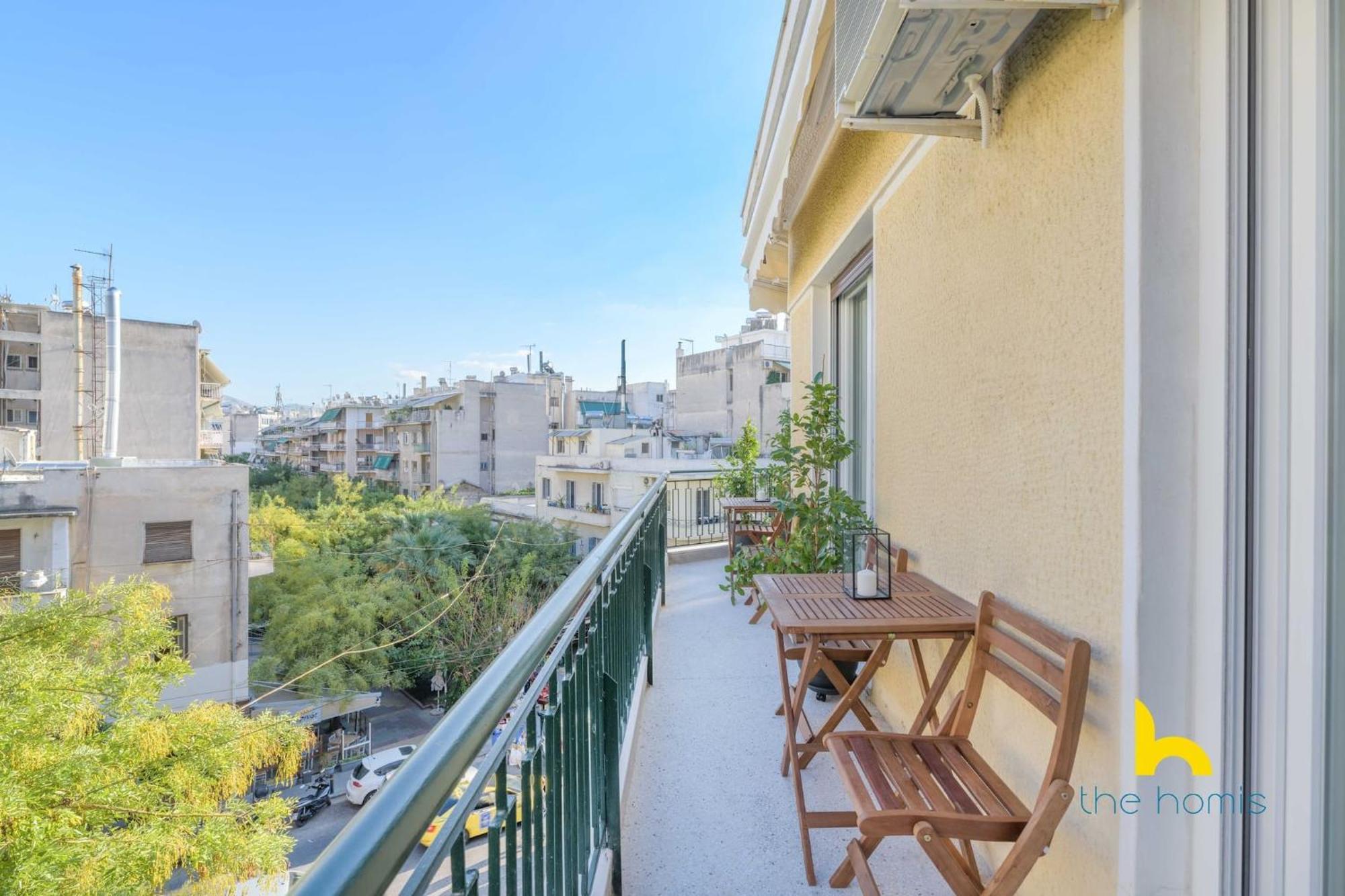 Sun-Splashed 2-Bdr Corner Apartment With Hillside Views! Athen Exterior foto